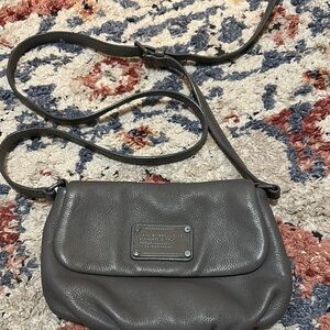Marc Jacobs Gray Crossbody Bag with Adjustable Strap